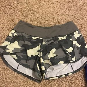 Lululemon camo shorts
